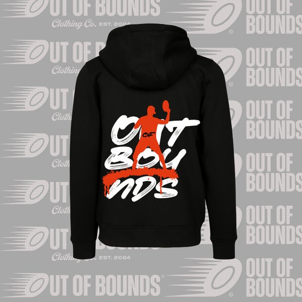 OoB Flight Mode Vetoketjullinen Huppari, musta.