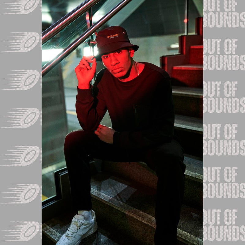 Out of Bounds vedenpit&auml;v&auml; kalastajahattu