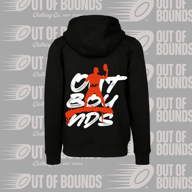 OoB Flight Mode Vetoketjullinen Huppari, musta.